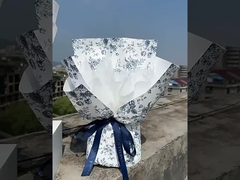 Giấy bọc nghệ thuật hoa retro, bó hoa tươi, giấy bọc chống nước phổ biến, hoa