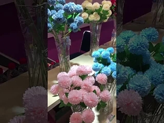 Mô phỏng ba đầu quả bóng hoa hoa giả hoa hoa Hydrangea hoa nhân tạo bàn quần vợt Chrys