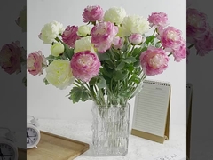 Mô phỏng cao cấp 3 đầu bông cừu 1000 hình ảnh hoa sen, hoa đại dương, hoa mô phỏng, nhà cưới