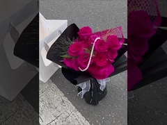 Cuộn sương mù buổi sáng theo phong cách Hàn Quốc, giấy màu rắn, phim mờ với cảm giác da, bọc hoa chống nước