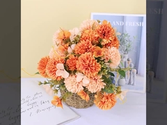 Trang trí hoa xanh nhân tạo, hoa tơ lụa, hoa ngọc trai, sắp xếp hình ảnh phòng khách, hoa