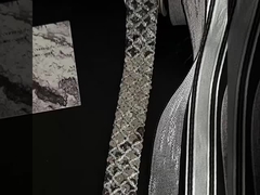 Chiếc băng dòng bạc đen Qixi