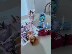 Mini hoa nhỏ bó hoa Giáng sinh và Ngày Valentine hoa hồng xà phòng hoa quà hộp để phù hợp với đám cưới s