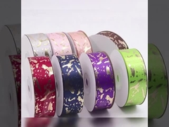 Bao bì quà tặng với ruy băng đóng dấu nóng