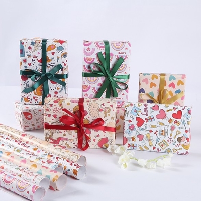 Mua Bao bì quà tặng giấy cuộn giấy bao bì để đóng gói quà tặng online manufacture
