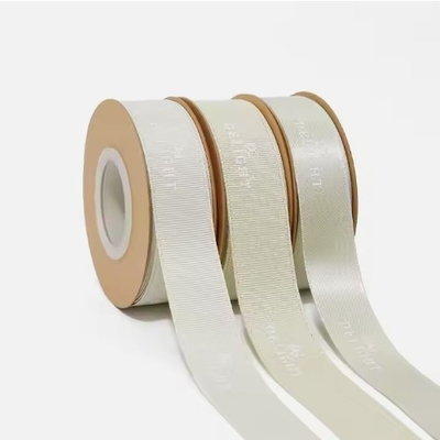 Giá tốt. Dải băng nổi đặc biệt cho bao bì thủ công Polyester bền vững Glitter Satin Grosgrain trực tuyến