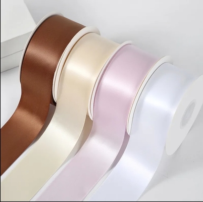 Giá tốt. Polyester 4cm Solid Color Satin Ribbon 196 Màu để lựa chọn trực tuyến