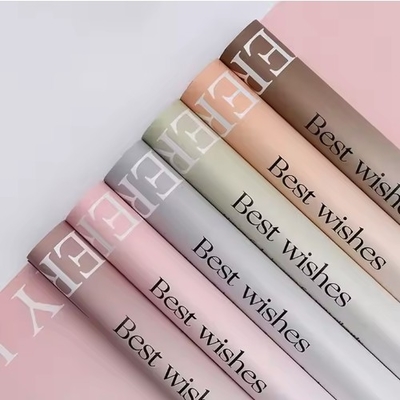 Mua Mô hình chữ cái Nhựa chống nước Hoa bọc giấy Hoa đóng gói giấy Bọc quà giấy crepe đóng gói online manufacture