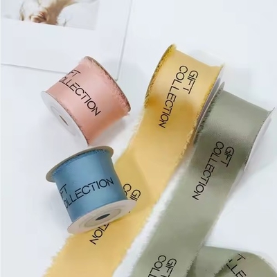 Giá tốt. Sợi băng satin được in bằng màn in lụa với nhiều màu sắc để bọc cạnh rách theo yêu cầu trực tuyến