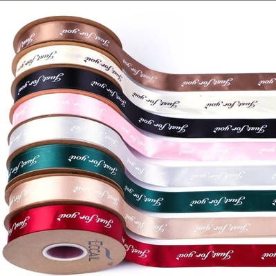 Giá tốt. 3mm-100mm Custom Satin Ribbon Gift Wrap Rainbow Colorful Grosgrain Flower Wrapping Ribbon trực tuyến