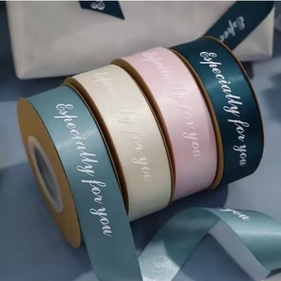 Mua Logo được in tùy chỉnh Sơn băng satin cuộn tem nóng trang trí Grosgrain để bọc quà tặng online manufacture