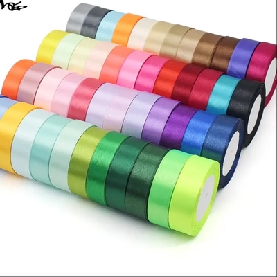 Giá tốt. Màu Solid Single Face Satin Ribbon For Gift Wrap 25 mm Tùy chỉnh kích thước gói 9X9X2.5 cm trực tuyến
