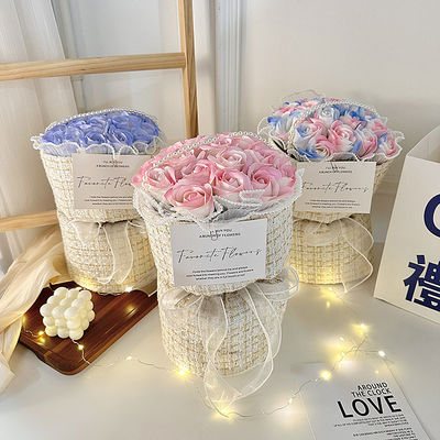 Mua Chixi Sinh nhật tốt nghiệp 20x35cm Cây hoa xà phòng với nhiều màu hồng hoàn hảo bạn gái hiện tại sản xuất trực tuyến