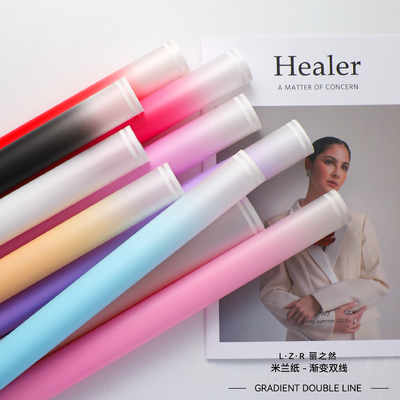 Giá tốt. Giấy bọc hoa màu tùy chỉnh cho bó hoa Lollipop Giấy bọc mờ từ Gradient Milano trực tuyến