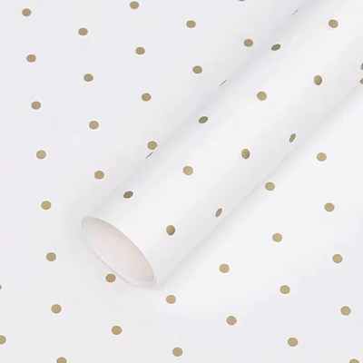 Giá tốt. Polka Dot giấy bọc hoa tươi không thấm nước phong cách châu Âu Bouquet đóng gói đặt hàng tùy chỉnh trực tuyến