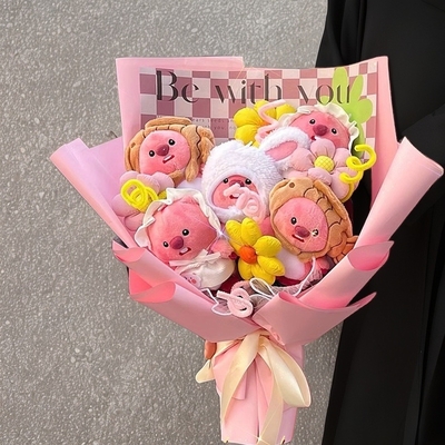 Mua Loopy Little Beaver Plush Doll Bouquet Loopy Adorable Cartoon Plush Toy Mùa sinh nhật và tốt nghiệp online manufacture