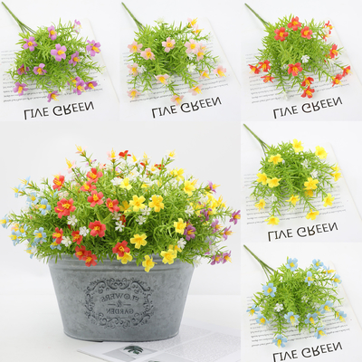 Giá tốt. 20x35cm hoa nhân tạo Bouquet Nhà đẹp khách sạn đám cưới và trang trí bàn với nhiều màu sắc hoa và hoa giả trực tuyến