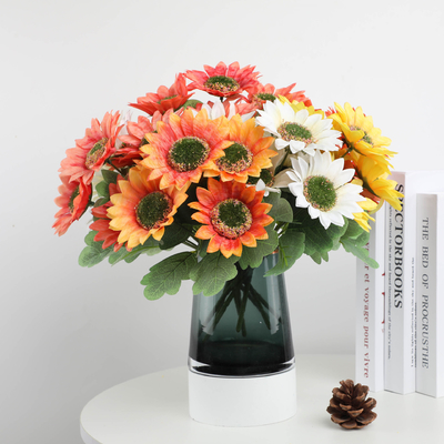 Giá tốt. 20x27cm hoa hướng dương nhân tạo làm từ nhựa bền cho vẻ đẹp lâu dài trực tuyến