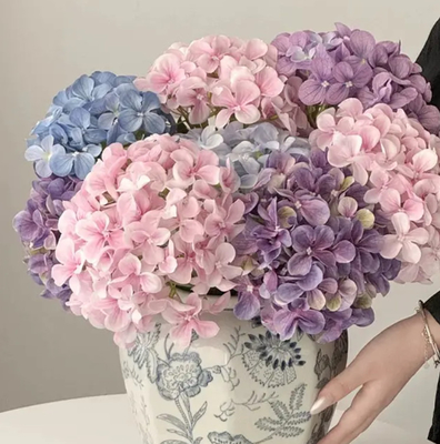 Giá tốt. Trang trí gia đình Hoa nhân tạo Hydrangea Nhà hàng trang trí hoa Đặt hoa Đặt đám cưới Hydrangea lớn trực tuyến