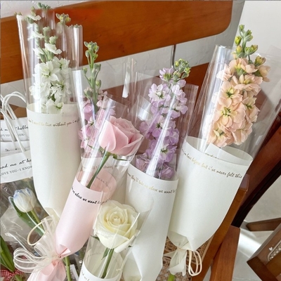 Giá tốt. Giấy bọc hoa đơn xuyên biên giới, hoa đơn nữ thần trong suốt, túi hoa đơn, vật liệu hoa Anh trực tuyến
