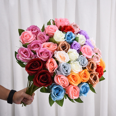 Giá tốt. Hoa hồng giả làm bằng tay cho gia đình đám cưới trang trí ngày Valentine trực tuyến