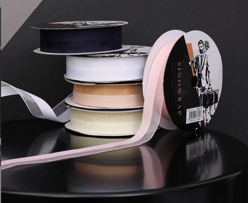Giá tốt. Nhà sản xuất 4cm Pink Ribbon Wedding Ribbon Flower Gift Cake Packaging Ribbon Weaving Wholesale trực tuyến
