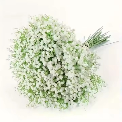 Giá tốt. SuperZ Baby Breath thực tế hoa nhân tạo Gypsophila Cây hoa với tiệc cưới Trang trí vườn Trang trí nhà cho lễ Phục sinh trực tuyến