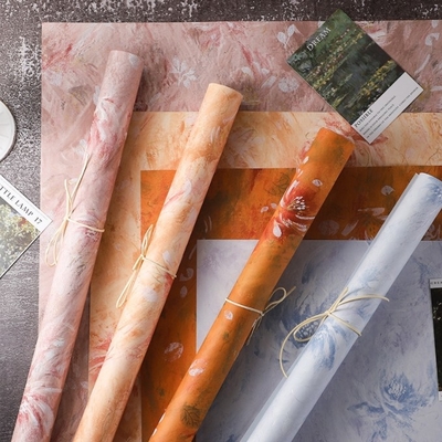 Giá tốt. Bán bán buôn giấy bọc hoa loạt sơn dầu, không thấm nước dày, giấy nghệ thuật phổ biến, vật liệu cửa hàng hoa, giấy hoa nghệ thuật trực tuyến