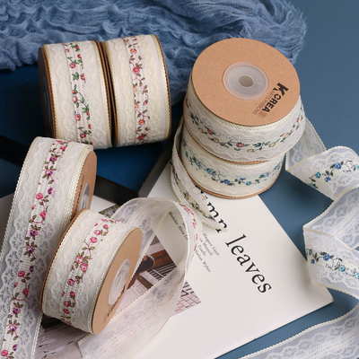 Giá tốt. Phiên bản Hàn Quốc răng cạnh chiffon + dây chuyền hoa lát rỗng DIY cung làm bằng tay phụ kiện tóc hoa Bán hoa trực tuyến
