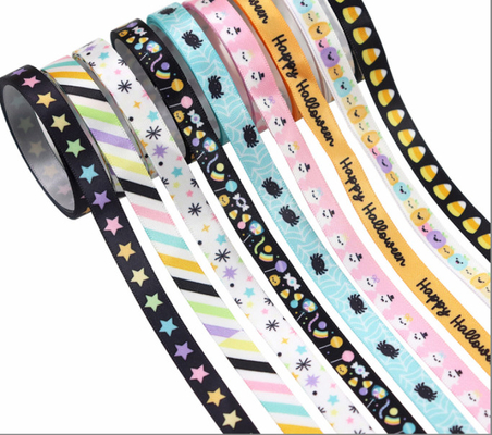 Giá tốt. 10mm Sản phẩm mới Vũ trụ Halloween Vũ trụ Dưa chuột Thần Nhện Candy Trick Maker Ribbon Vũ trụ Dải trang trí trực tuyến