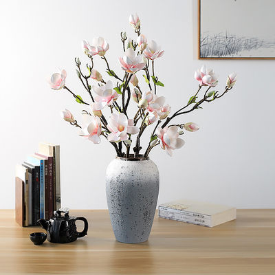 Mua Hoa nhân tạo Magnolia, hoa giả Magnolia, đồ trang trí phòng khách theo phong cách Trung Quốc mới cho hành lang, trang trí bàn ăn. sản xuất trực tuyến