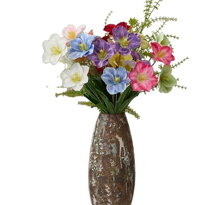 Giá tốt. Mô phỏng hoa tulip màu tím mô phỏng hoa cao cấp cảm giác thực tế qua biên giới bán buôn hoa tulip bắt chước hoa thật và giả hoa nhân tạo trực tuyến