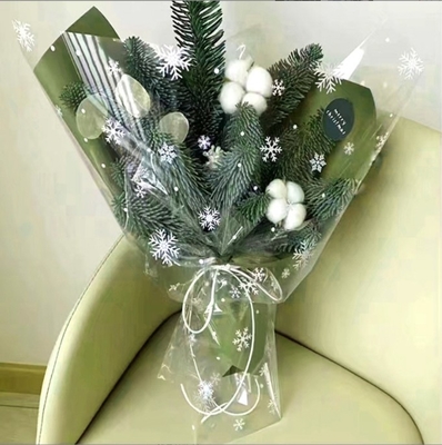 Mua Giáng sinh thấm tuyết chống nước cellophane cửa hàng hoa, hoa đêm Giáng sinh bó hoa, quà tặng, nhà máy đóng gói táo bán buôn và bán trực tiếp online manufacture