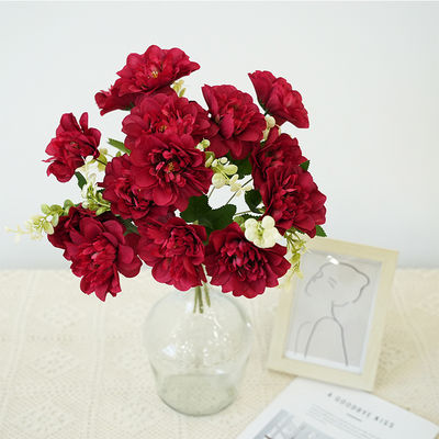 Mua 5 hoa lụa nhân tạo, hoa nhân tạo, bó hoa cầm tay, trang trí hoa cưới, đồ trang trí hoa trên bàn. sản xuất trực tuyến