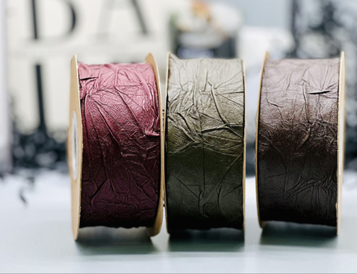 Giá tốt. Mùa thu và mùa đông Maillard Ribbon Silk Flower Gift Cake DIY Bánh làm bằng tay Bao bì Ribbon trong sô cô la / Màu tùy chỉnh trực tuyến