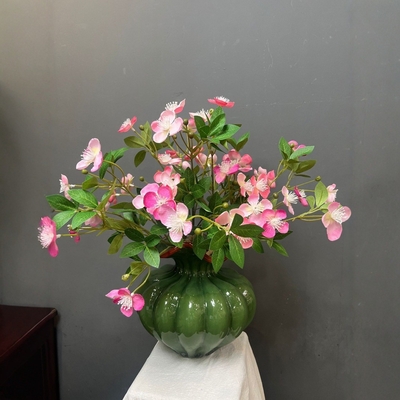 Giá tốt. Hoa nhân tạo, bégonia, hortensia, hoa nhân tạo sang trọng nhẹ, bàn cà phê nội thất nhà, bàn ăn, đồ trang trí cảnh quan, trưng bày và trang trí nghệ thuật hoa trực tuyến