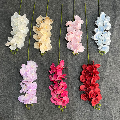 Giá tốt. Phalaenopsis nhân tạo, hoa nhân tạo, bó hoa thủ công, hoa lụa cưới, hoa trang trí nhân tạo, trang trí đám cưới bán buôn trực tuyến