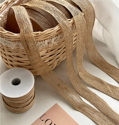 Mua Cửa hàng hoa Hoa tươi Gói vật liệu đóng gói Phong cách Hàn Quốc Vải lanh Dệt thắt lưng Phụ kiện tóc sản xuất trực tuyến