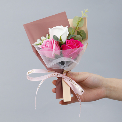 Mua Cổ hoa mini ngày Valentine, xà phòng hoa hồng, hoa vĩnh cửu, hộp quà aromatherapy, quà lưu niệm DIY bán buôn online manufacture