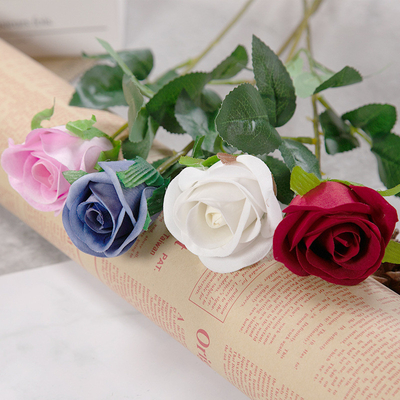 Mua Hoa mô phỏng Mini hoa hồng đơn hoa giả trang trí gia đình hoa cầm tay trang trí đám cưới nhà sản xuất bán buôn Hoa tươi Hoa khô online manufacture