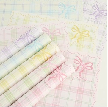 Mua 57 * 57cm Bảng giấy bọc hoa màu lưới đơn giản DIY Bọc hoa cho bao bì hoa online manufacture