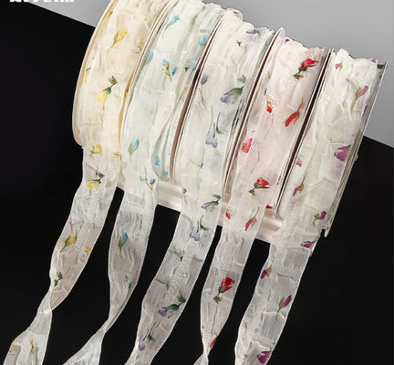 Mua Bó hoa ngày Lễ tình nhân Thất Tịch Đóng gói Hoa tươi Ruy băng và Đóng gói 3cm/10m để Sử dụng sản xuất trực tuyến