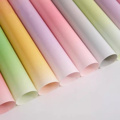 Mua Giấy gói hoa nhiều màu Hansu Paper cho màu chuyển sắc Kẹo thủy tinh Chống thấm nước Nhựa bó hoa Vật liệu đóng gói online manufacture