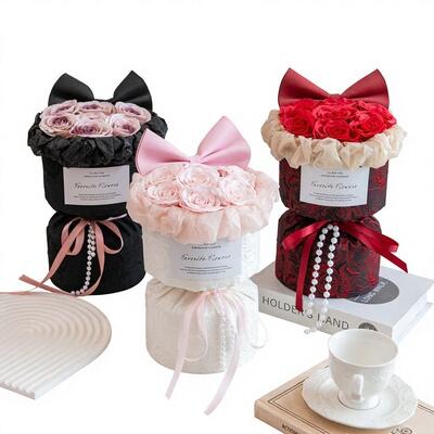 Mua Hình ảnh hoạt hình Hoa hồng vĩnh cửu Hoa nghệ thuật hiện đại Quà tặng sinh nhật Cô gái Tanabata Ngày Valentine Trung Quốc sản xuất trực tuyến