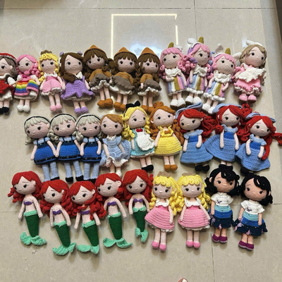 Mua Handmade Amigurumi Thú Nhồi Bông Đan Móc Búp Bê Bé Tập Đi Trẻ Em Thú Nhồi Bông OEM Giá Rẻ Bán Buôn Việt Nam Sản Phẩm sản xuất trực tuyến