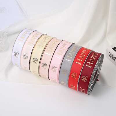 Mua Quà tặng Grosgrain được in tùy chỉnh Dải ruy băng Chúc mừng sinh nhật Mẫu 50Y Chiều dài online manufacture
