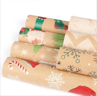 Mua Tờ Giấy Gói Quà Phong Cách Giáng Sinh 80gsm 50cm*70cm Nhiều Mẫu Mới online manufacture