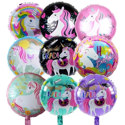 Mua Nữ Nam Cầu vồng Unicorn Foil Balloon Helium 18 inch Bong bóng nhồi online manufacture