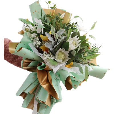 Giá tốt. Giấy gói hoa sang trọng 70gsm với ít nhất 58 * 58 hoặc kích thước tùy chỉnh trực tuyến