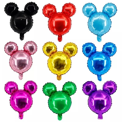 Giá tốt. 18 inch Minnie Head Cartoon Mickey Mouse Foil Balloon Trang trí tiệc sinh nhật trực tuyến